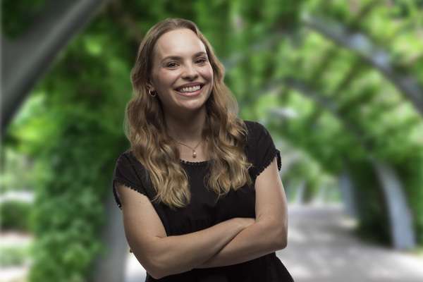 Sarah Reiman smiling at the camera
